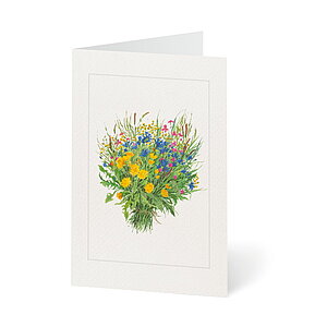 UNICEF Grusskarte Malerische Blumensträuße UNICEF Grusskarte Malerische Blumensträuße
